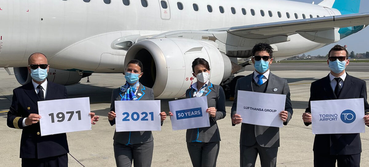 Lufthansa e Torino Airport celebrano i 50 anni del primo volo