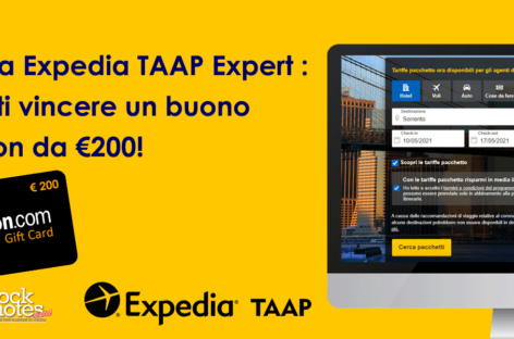 Diventa Expedia TAAP Expert e ottieni un buono Amazon da 200 euro