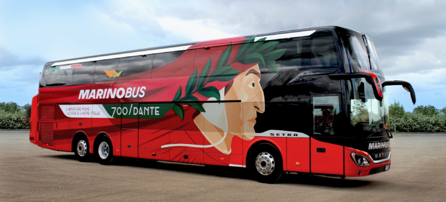 MarinoBus per Dante Alighieri- La diritta via