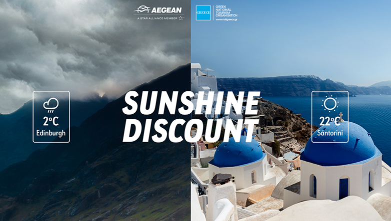 Sunshine Discount Grecia campagna Aegean
