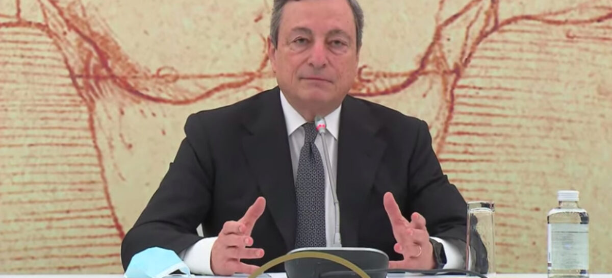 Draghi al G20 del Turismo: <br>«Prenotate le vacanze in Italia»