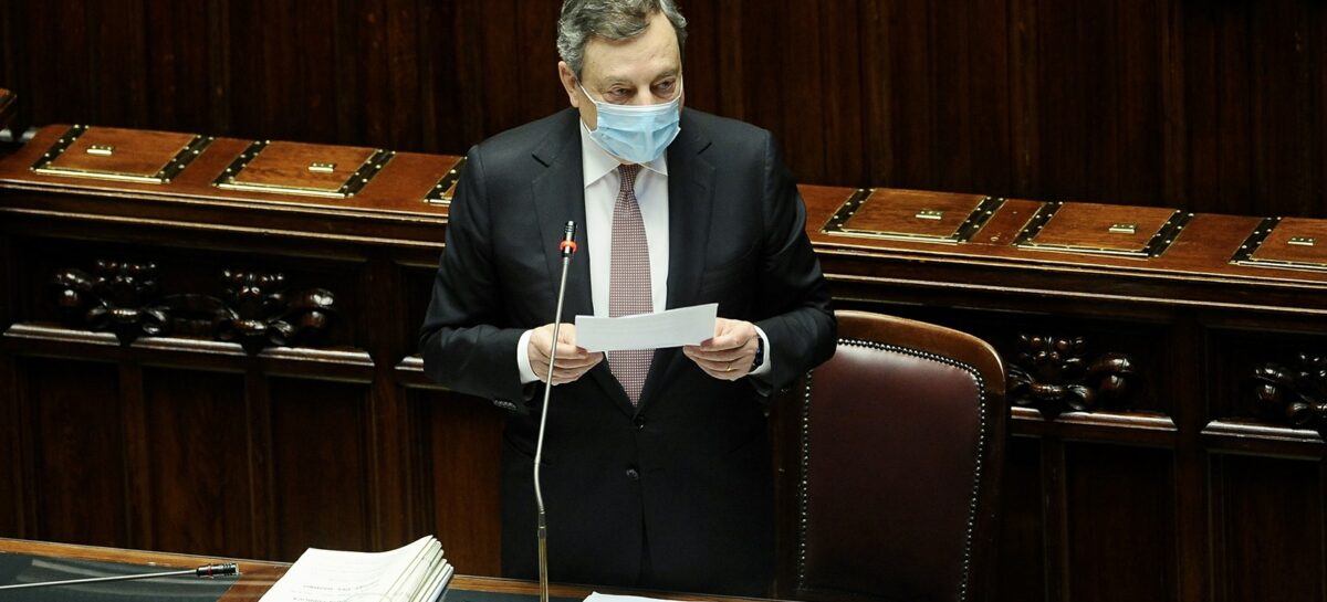 Draghi apre al lungo raggio: <br>«Paesi del G7 quarantena free»