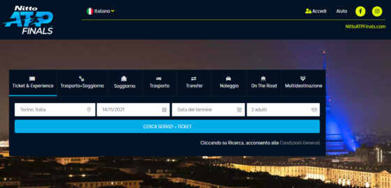 Gattinoni porta il tennis in agenzia con le Nitto Atp Finals di Torino