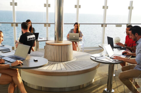 Ticketcrociere testa lo smart working a bordo