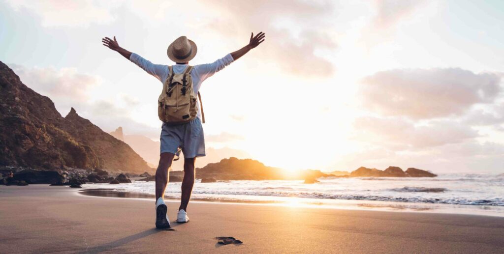 viaggi partenza tramonto alba libertà