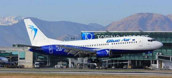 Blue Air, nuova rotta low cost Torino-Reggio Calabria