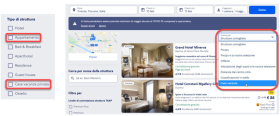 Case Vacanza Expedia Taap filtri