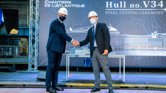 Msc Crociere dà il via alla costruzione della nave green Euribia
