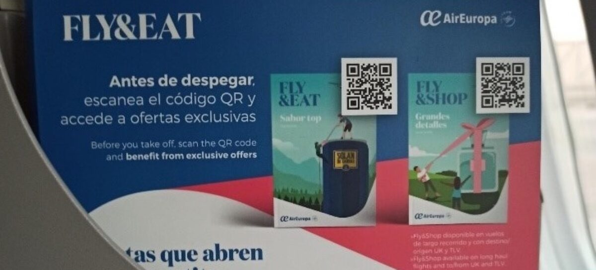 Air Europa porta a bordo i cataloghi con tecnologia antimicrobica
