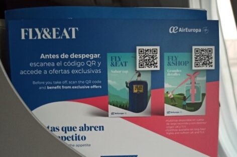Air Europa porta a bordo i cataloghi con tecnologia antimicrobica