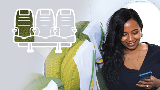 Ethiopian, opzione per spazio extra in Economy