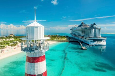 Msc Seashore, la festa a Ocean Cay