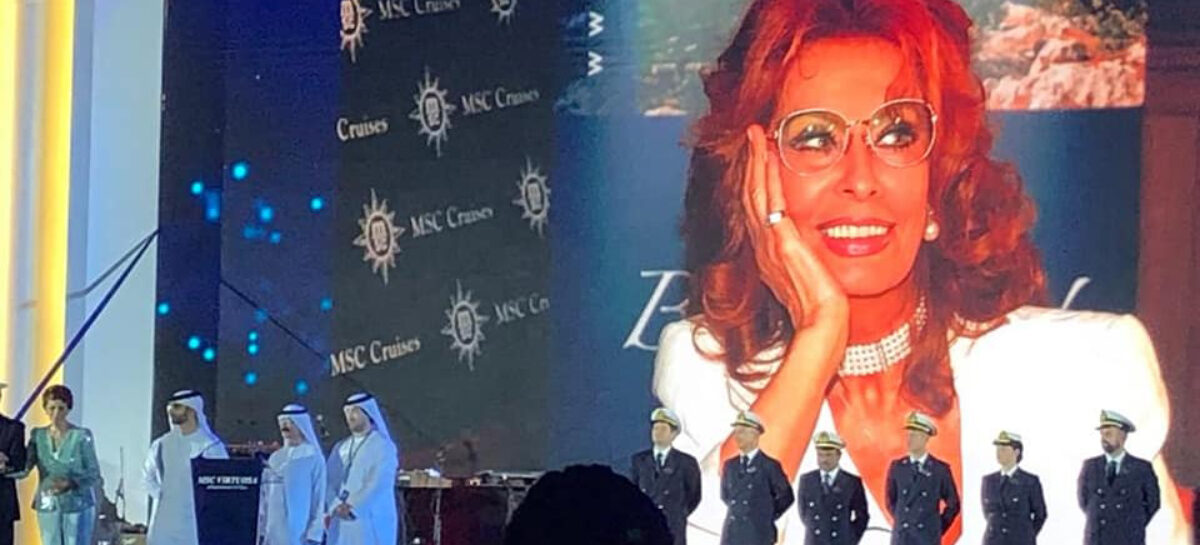 L’ora di Msc Virtuosa: battesimo scintillante a Dubai