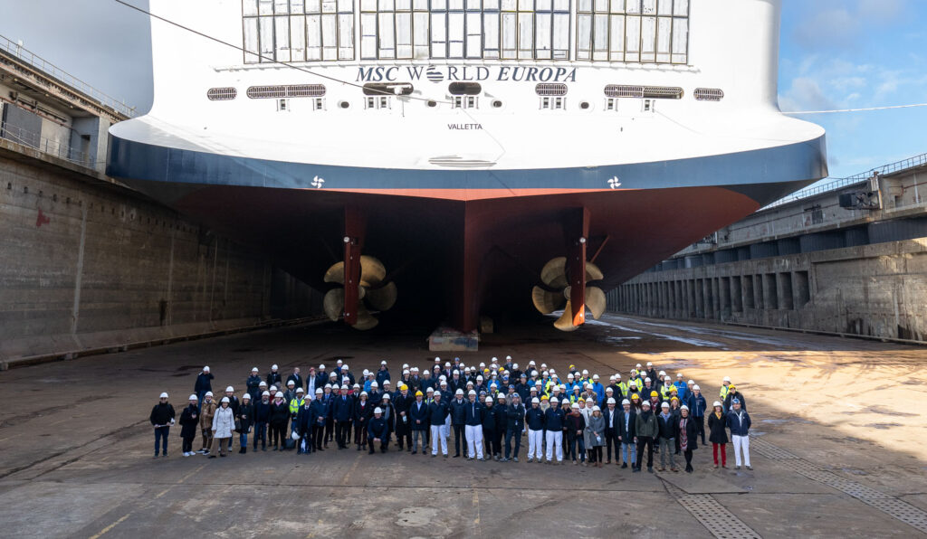 Msc World Europa Varo tecnico