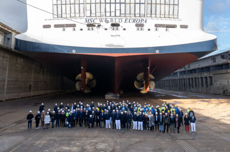 Msc, doppietta green: varata Europa, coin ceremony per Euribia