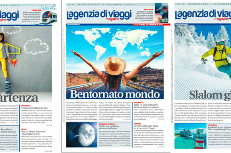 Le prime pagine de L’Agenzia di Viaggi Magazine