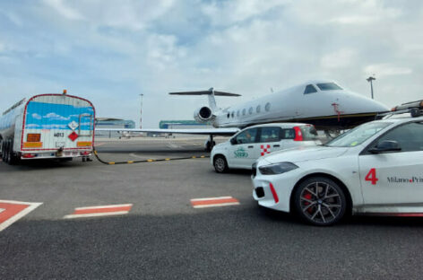 A Linate Prime il primo rifornimento di sustainable aviation fuel