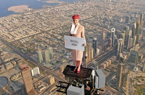 L’A380 di Expo vola sul Burj Khalifa: il nuovo spot Emirates