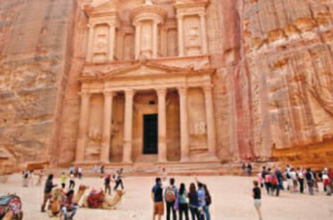 Giordania, turisti a Petra in crescita del 118%