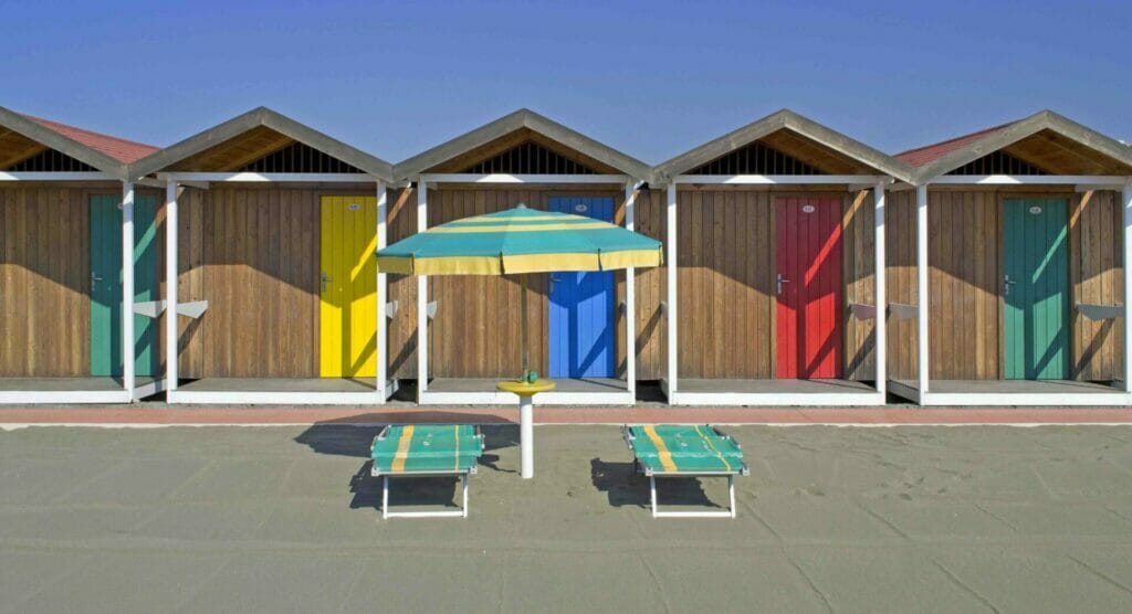 spiagge balneari presa da adobe
