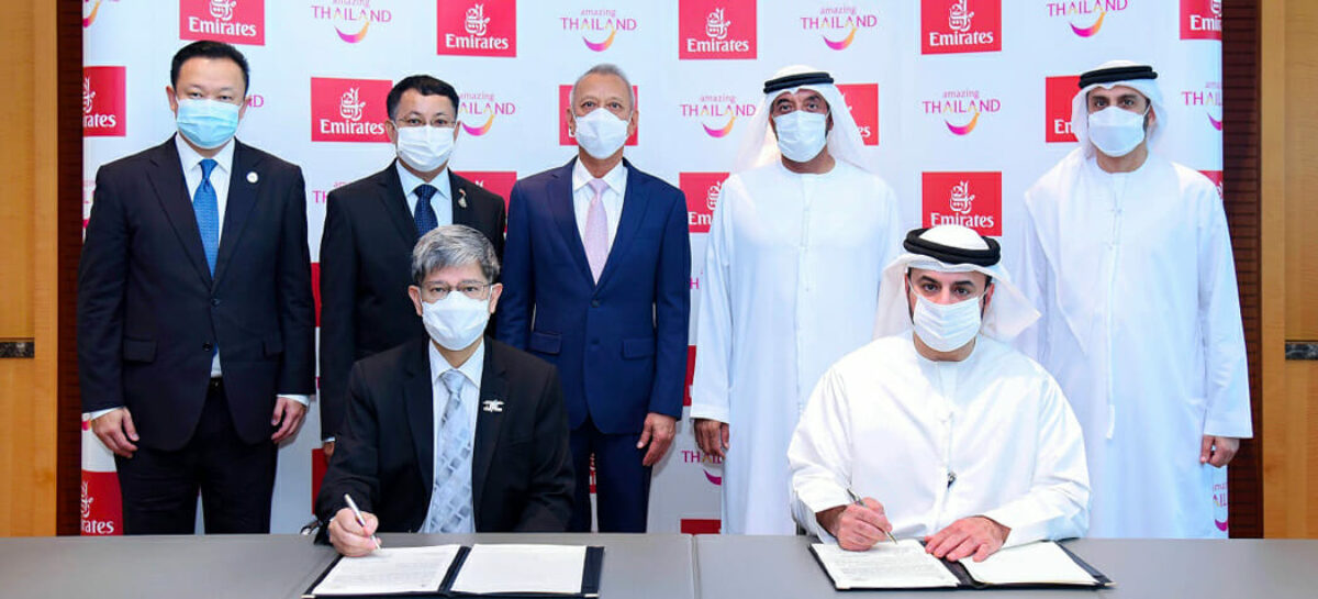 Emirates, patto con la Thailandia per la promozione turistica
