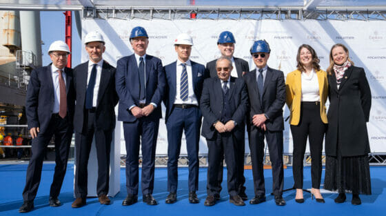 Coin ceremony della prima nave Explora Journeys