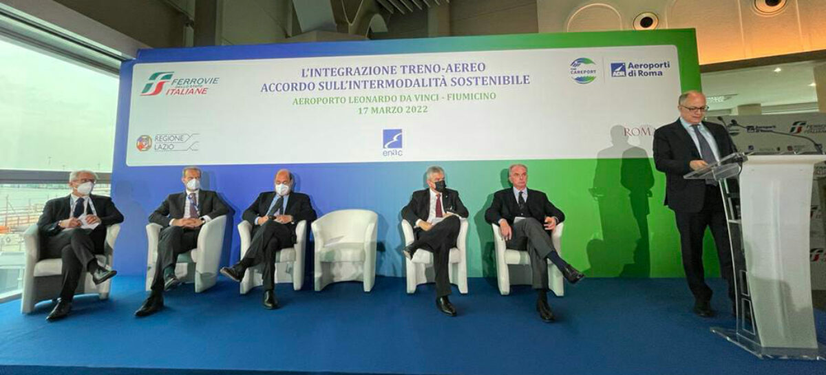 Aeroporti di Roma e FS, patto per l’intermodalità su Fiumicino