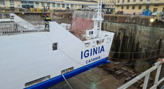 Arriva Iginia, la nave green di Rfi sullo Stretto di Messina