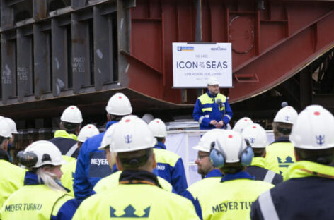 Royal Caribbean, posa della chiglia per Icon of the Seas