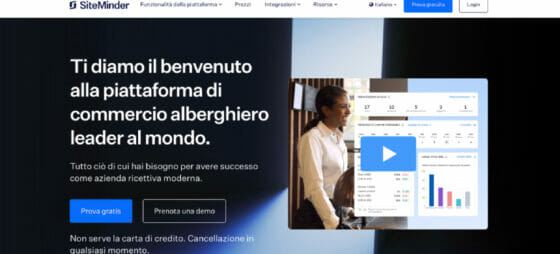 Hôtellerie, una piattaforma hi-tech per SiteMinder