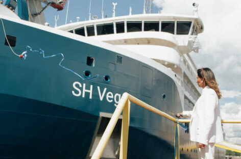 Swan Hellenic, il battesimo a Helsinki della nave lusso Sh Vega