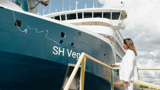 SH Vega Swan Hellenic battesimo