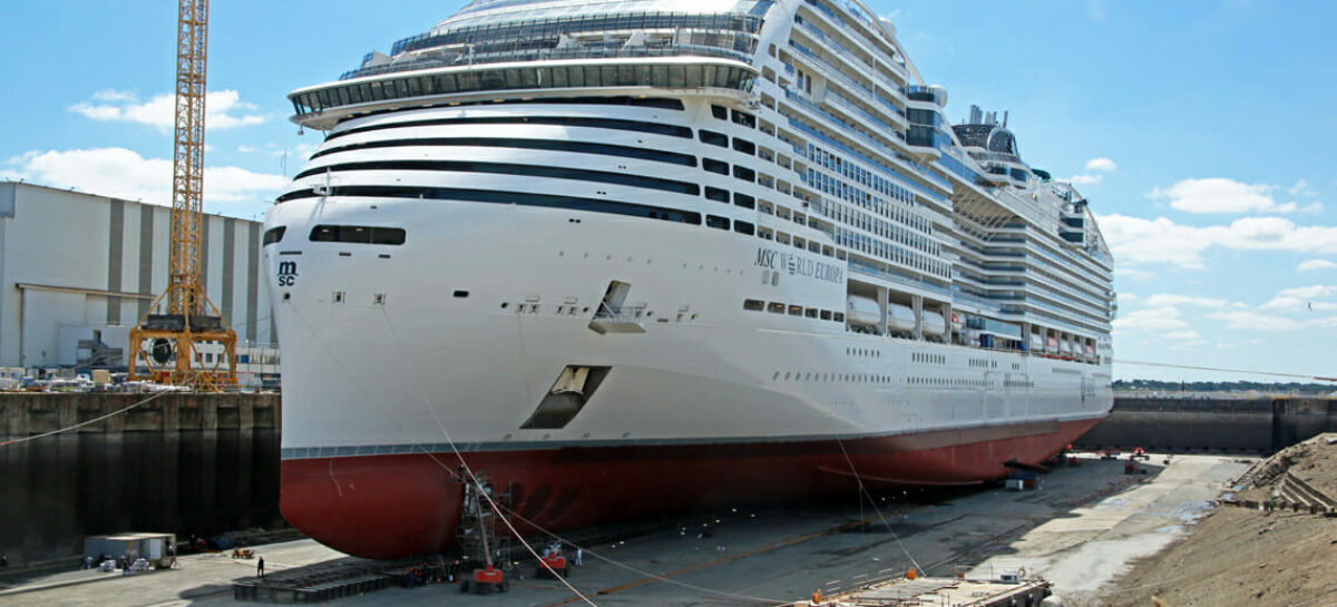 Nella “pancia” di Msc World Europa: anteprima dal cantiere