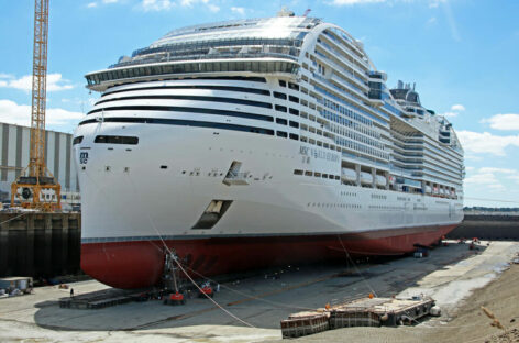Nella “pancia” di Msc World Europa: anteprima dal cantiere