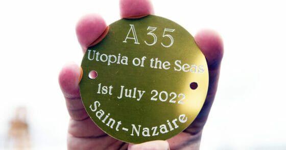 Rccl, posa della chiglia per la nave green Utopia of the Seas