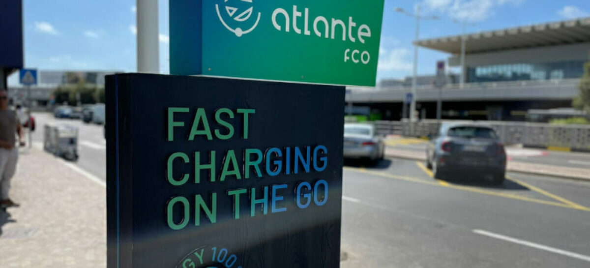 A Fiumicino il primo punto di ricarica ultrarapida per veicoli elettrici