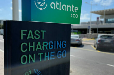 A Fiumicino il primo punto di ricarica ultrarapida per veicoli elettrici
