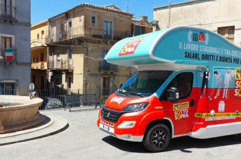 #TurismoSottoSopra, continua il giro d’Italia del camper Cgil dei diritti