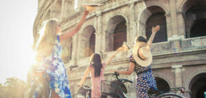 turisti stranieri Italia roma da adobe