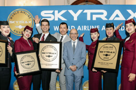 Skytrax, le migliori compagnie aeree: vince ancora Qatar Airways