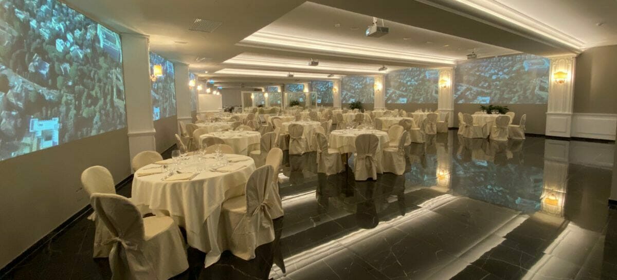 Al Radisson Blu Ghr Rome la sala eventi diventa immersiva