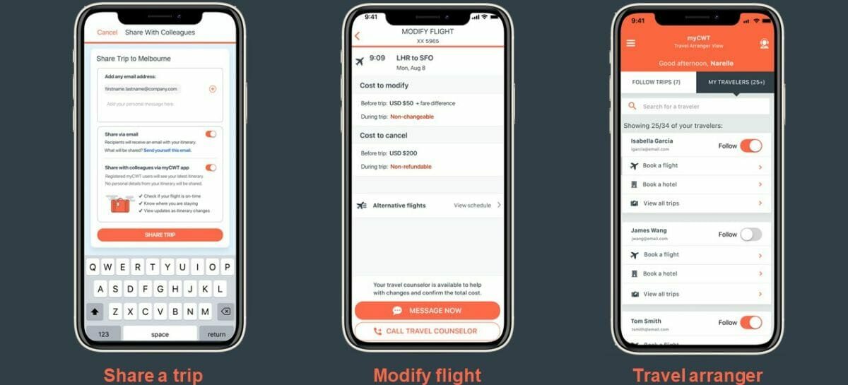 MyCwt, nuove funzionalità collaborative per i business traveller