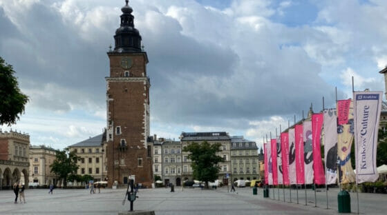 Tra le vie di Cracovia, la dama polacca