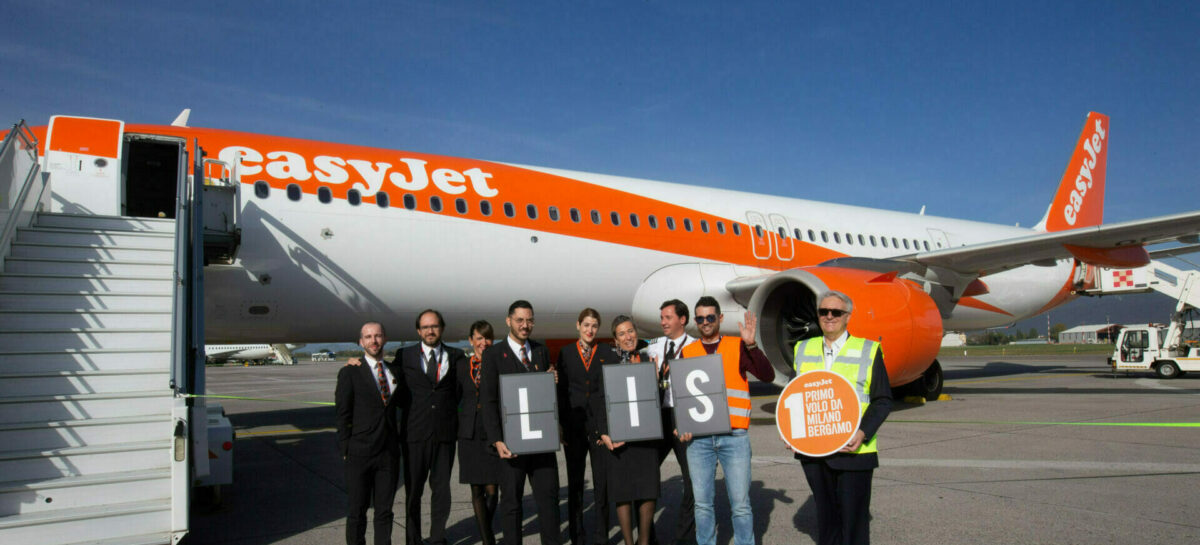 easyJet inaugura la rotta da Milano Bergamo per Lisbona