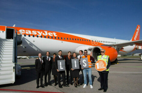 easyJet inaugura la rotta da Milano Bergamo per Lisbona