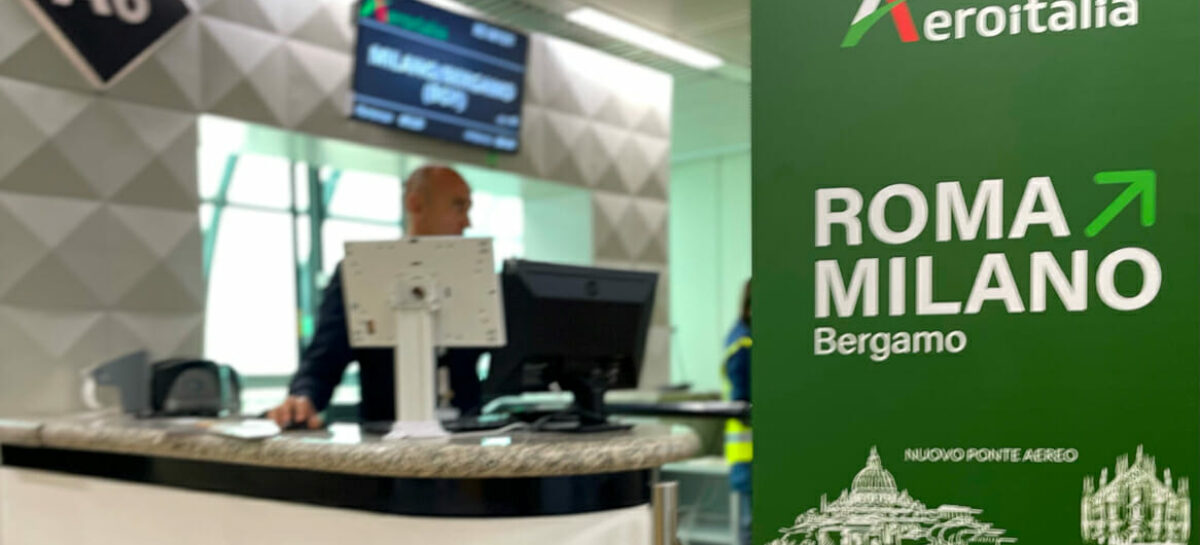 Aeroitalia, decollano i voli Roma-Milano Bergamo