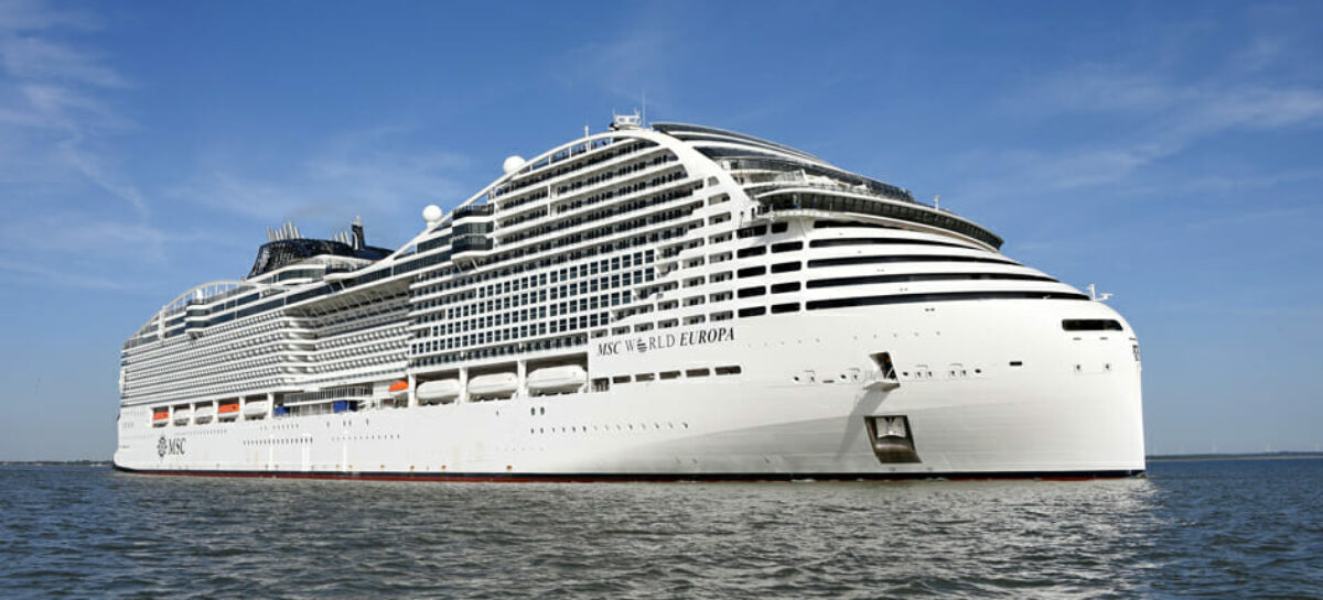 Msc Crociere, record a ottobre con 400mila prenotazioni