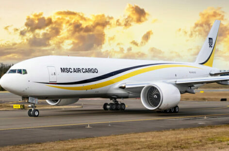 Msc, il debutto nei cieli con il primo B777 Cargo