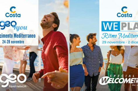 Welcome Travel Group, le adv del network a bordo delle navi Costa