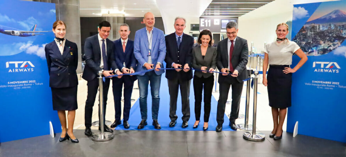 Ita Airways, decolla il volo diretto per Tokyo Haneda